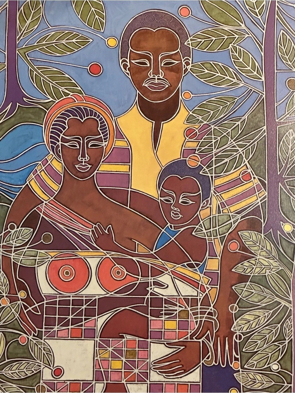 My Joy Art Images Family Tree Art Print Blue & Brown
African Art